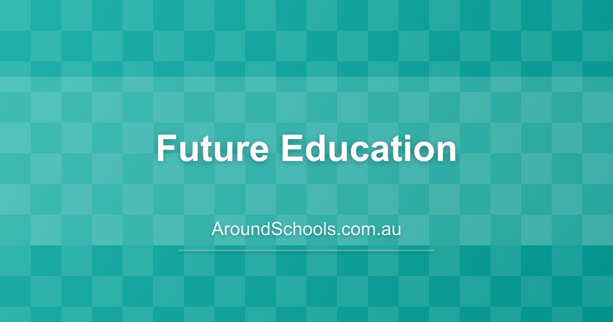 Futuristic classroom with advanced technology